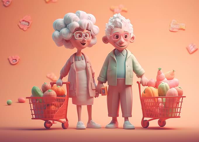 elderly couple funny