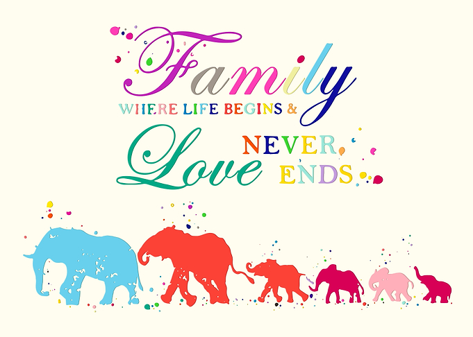 Elephant Family Quote Mom