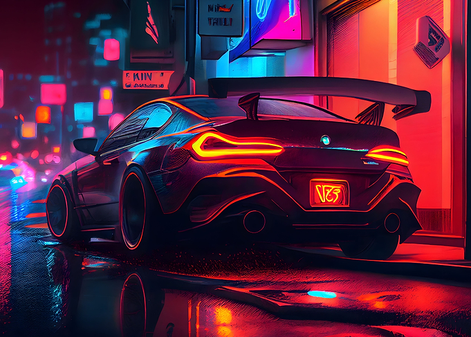 BMW M6 Neon