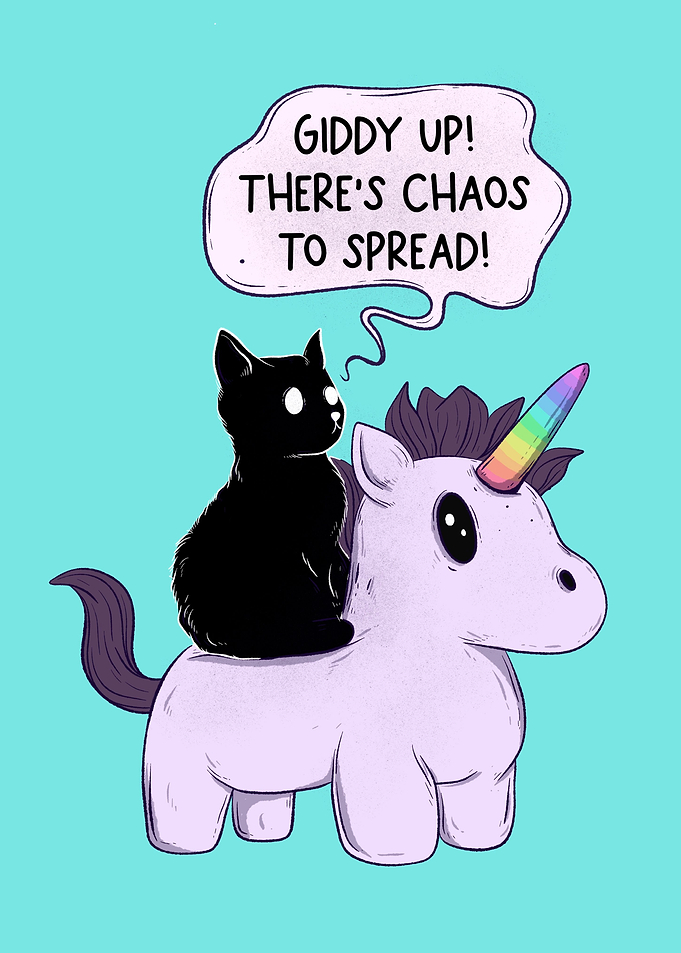 There is chaos to spread