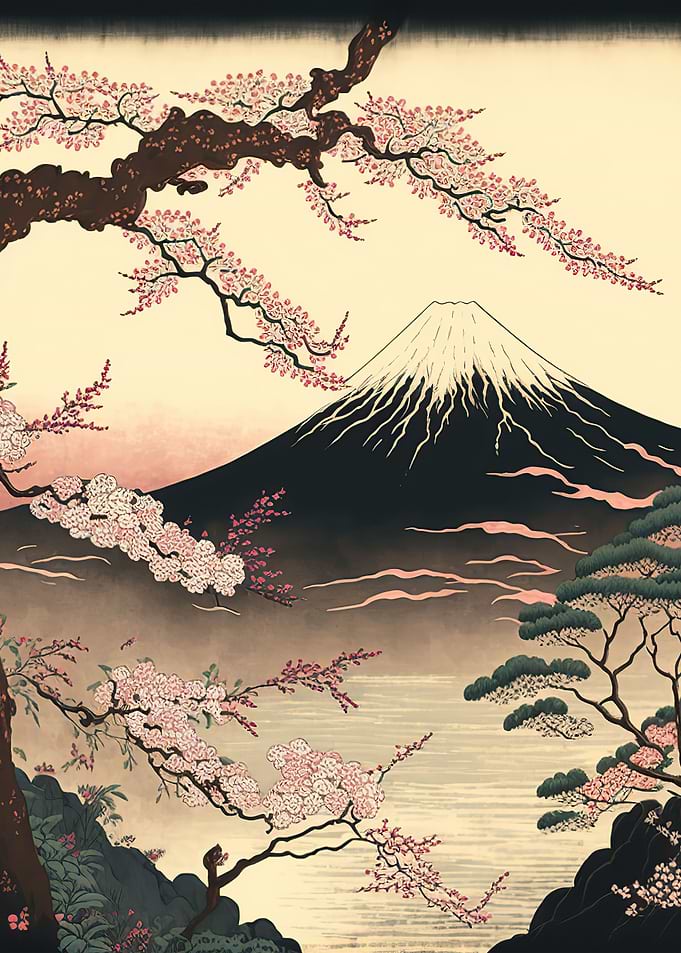 japan vintage landcapes