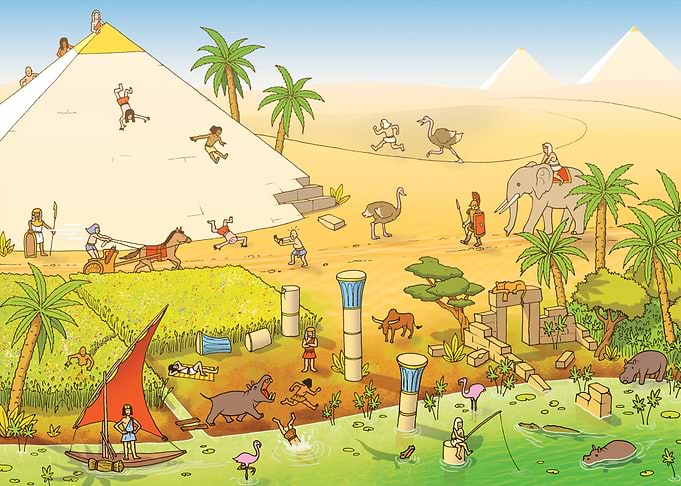 Egyptian pyramid