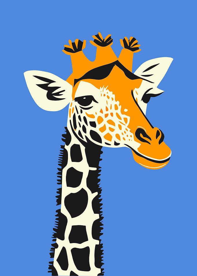 Proud Cute Giraffe