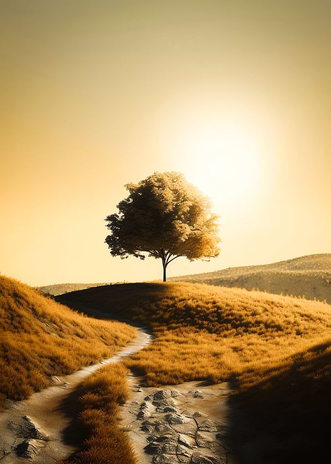 Elegant Gilded Tree