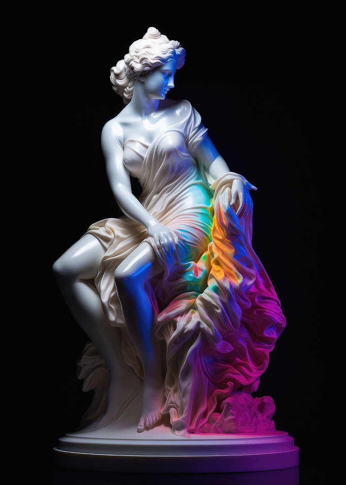 Renaissance Lady Statue