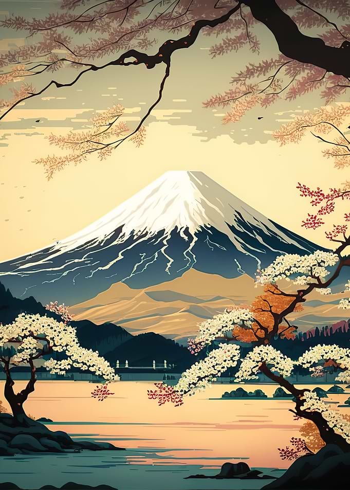 japan vintage landcapes