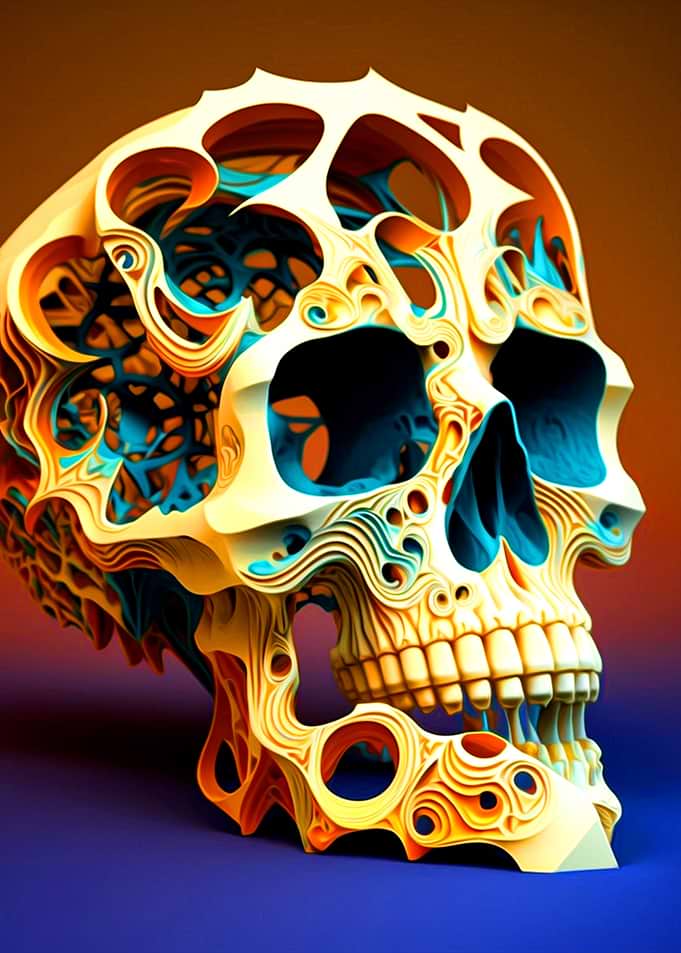 Abstract Skull