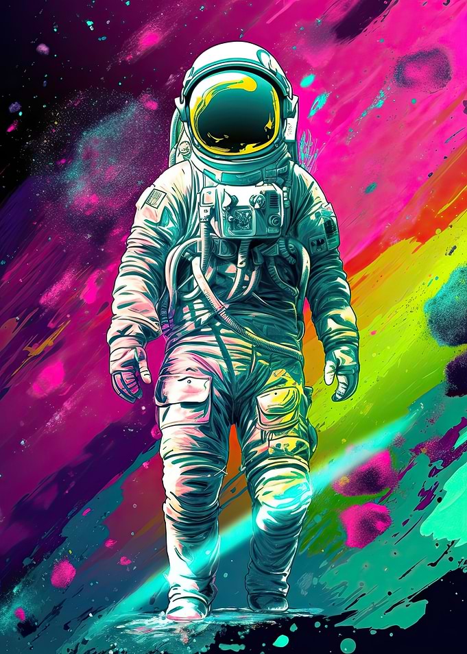 Pop Art Astronaut