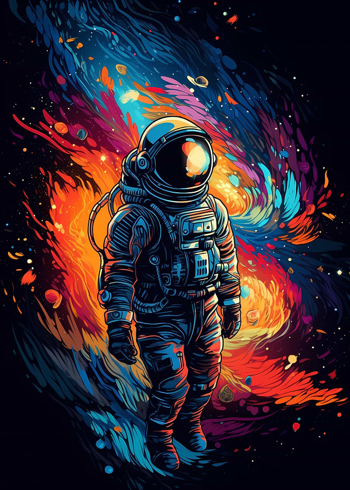 Spacewalking Astronaut