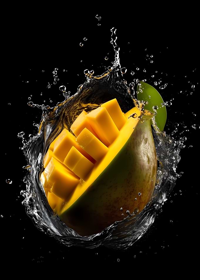 Sliced Mango