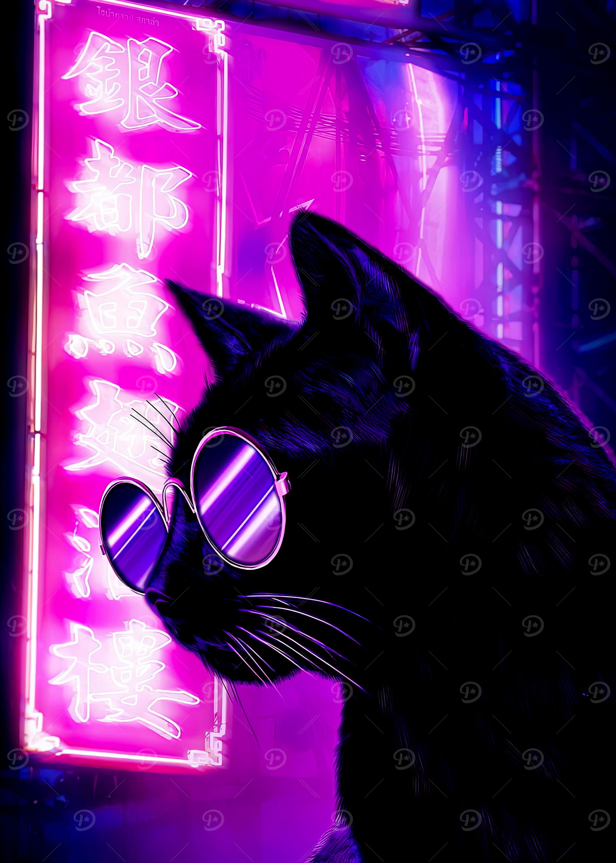 Cats and Gaming Cool Cat