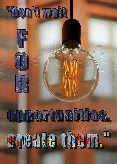 Make It Happen — metal poster wall art
