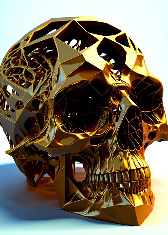 Abstract Skull