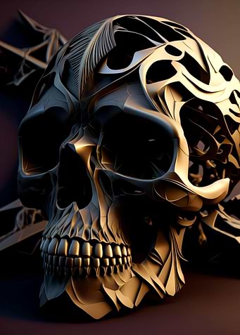 Abstract Skull