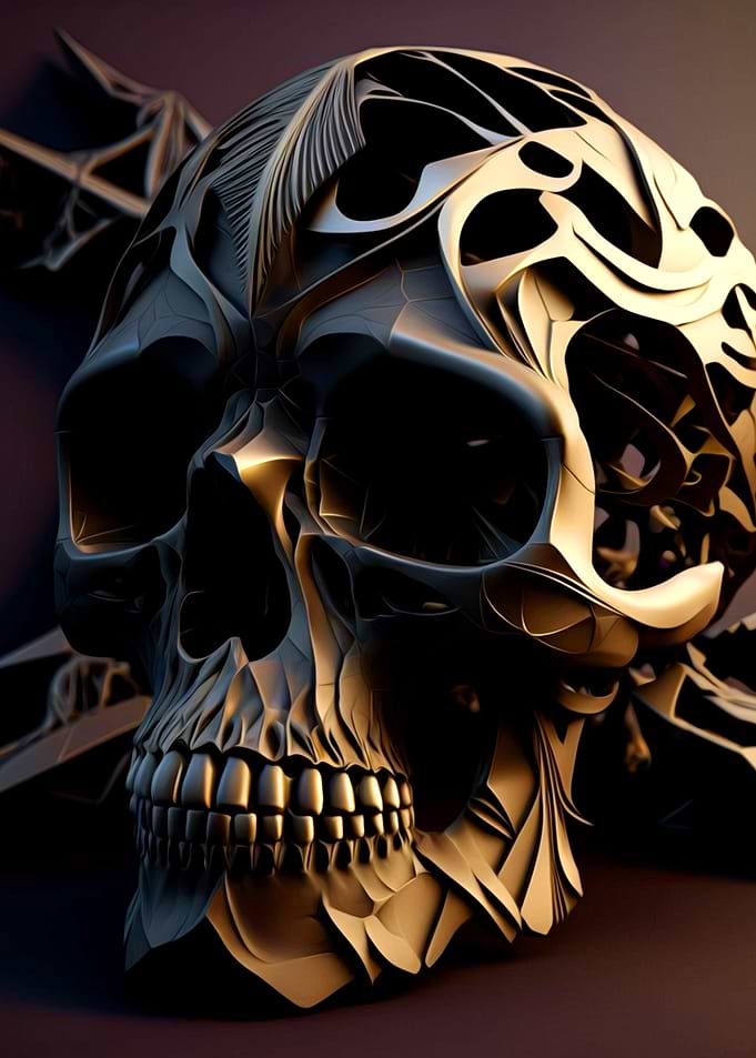 Abstract Skull
