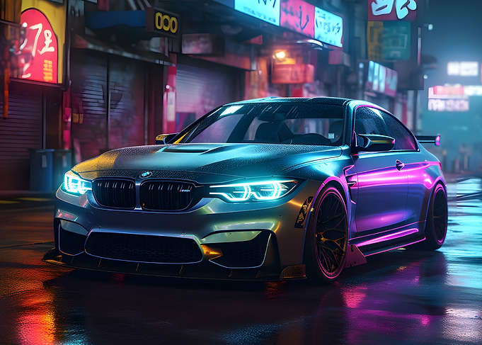 BMW M3 Neon