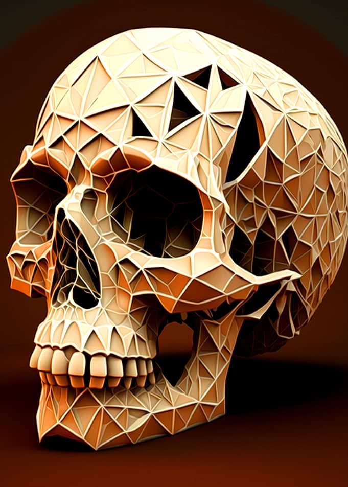 Abstract Skull