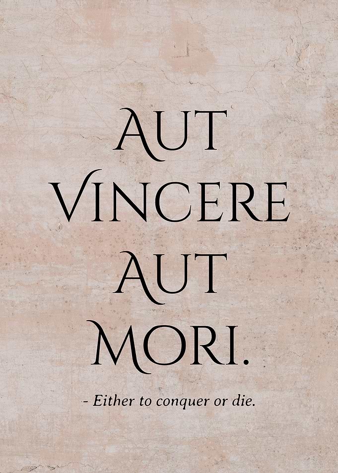 Latin Quote To Conquer