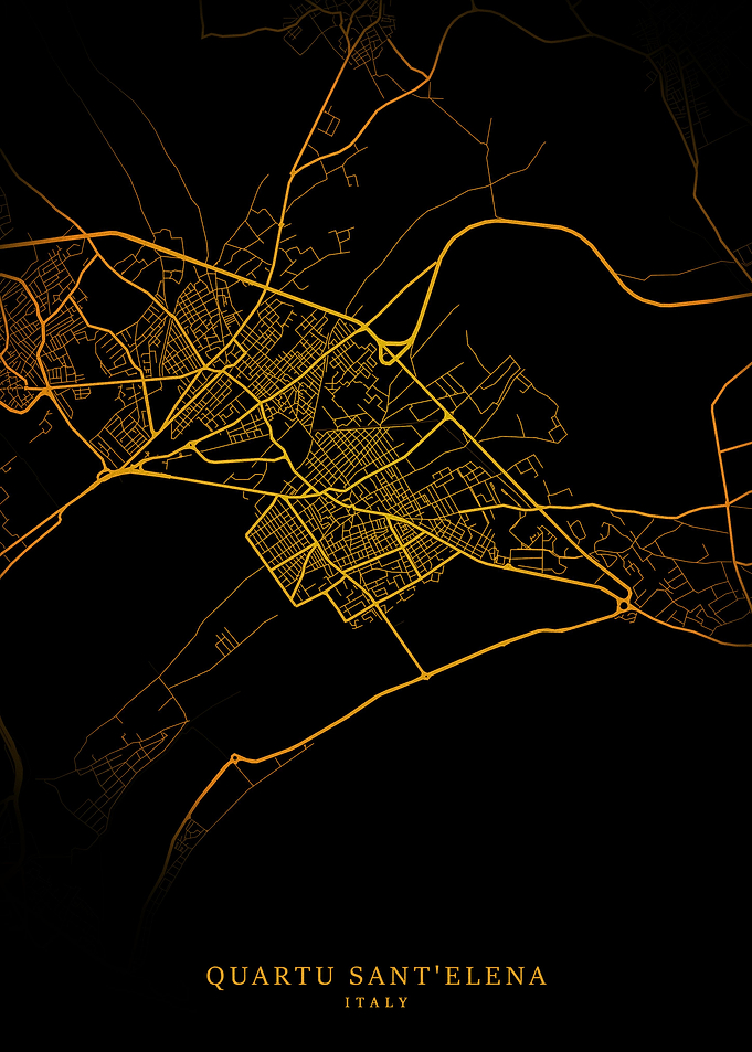 Quartu Sant Elena City Map