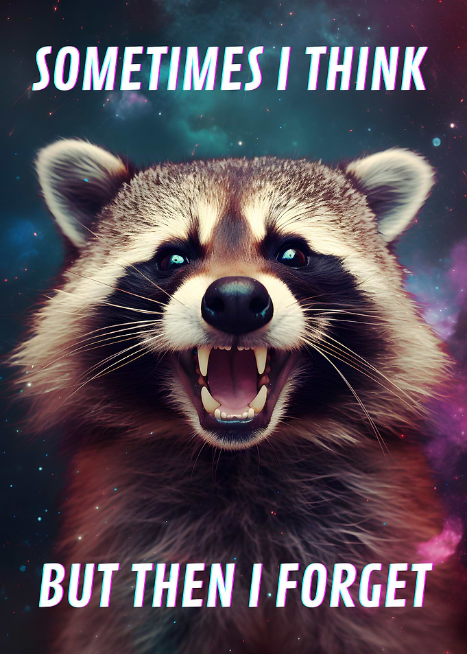 Funny Trash Panda Meme