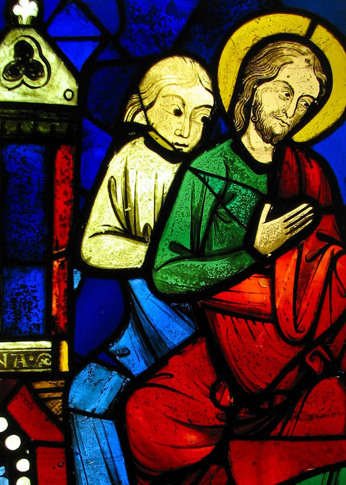 Two Seated Apostles