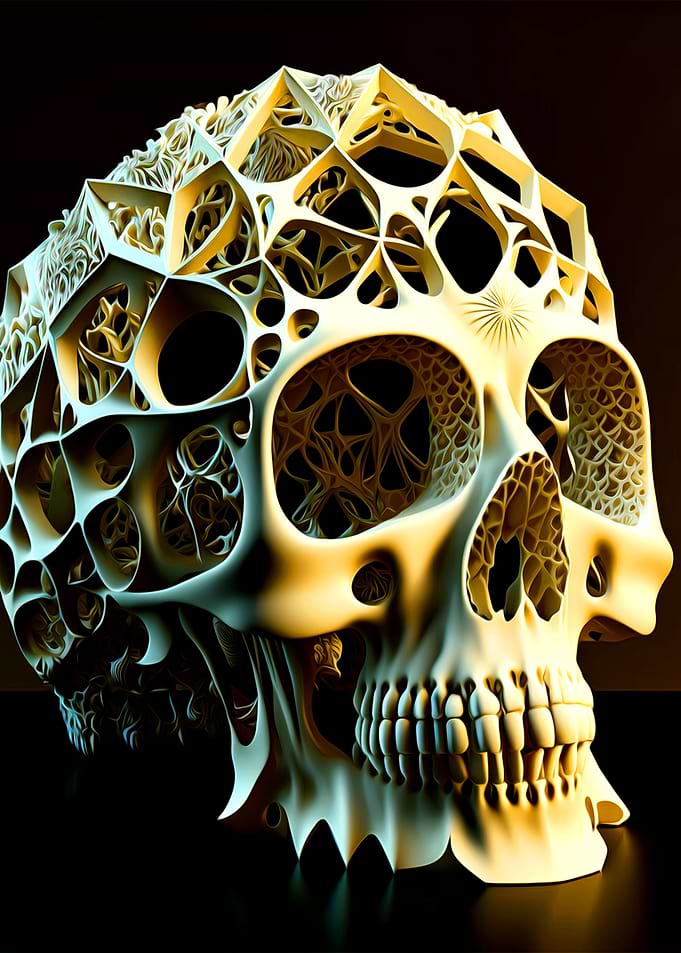 Abstract Skull