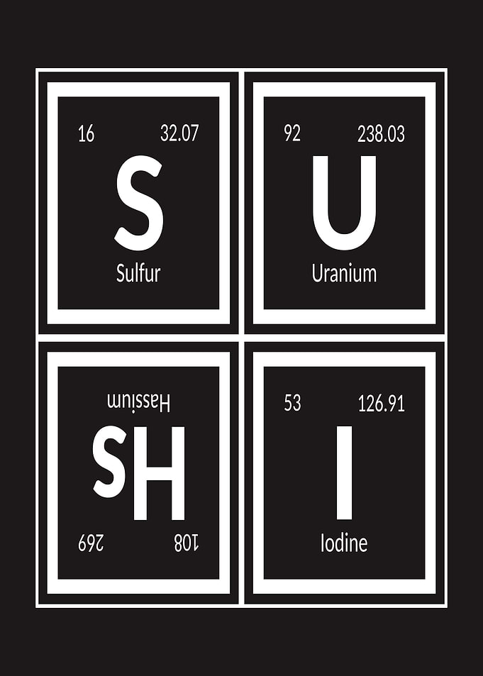 Sushi Periodic Table