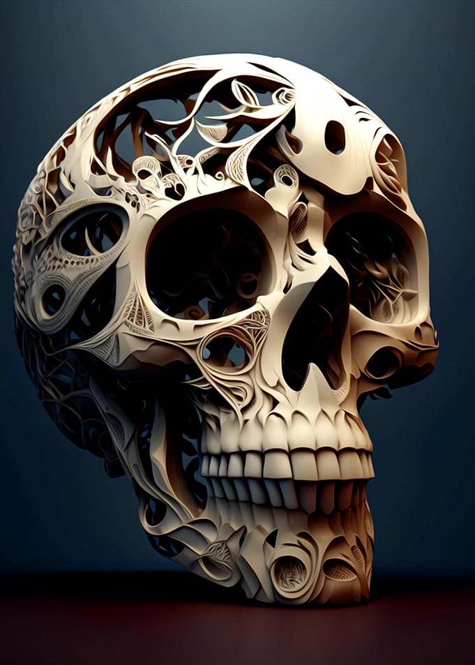 Abstract Skull