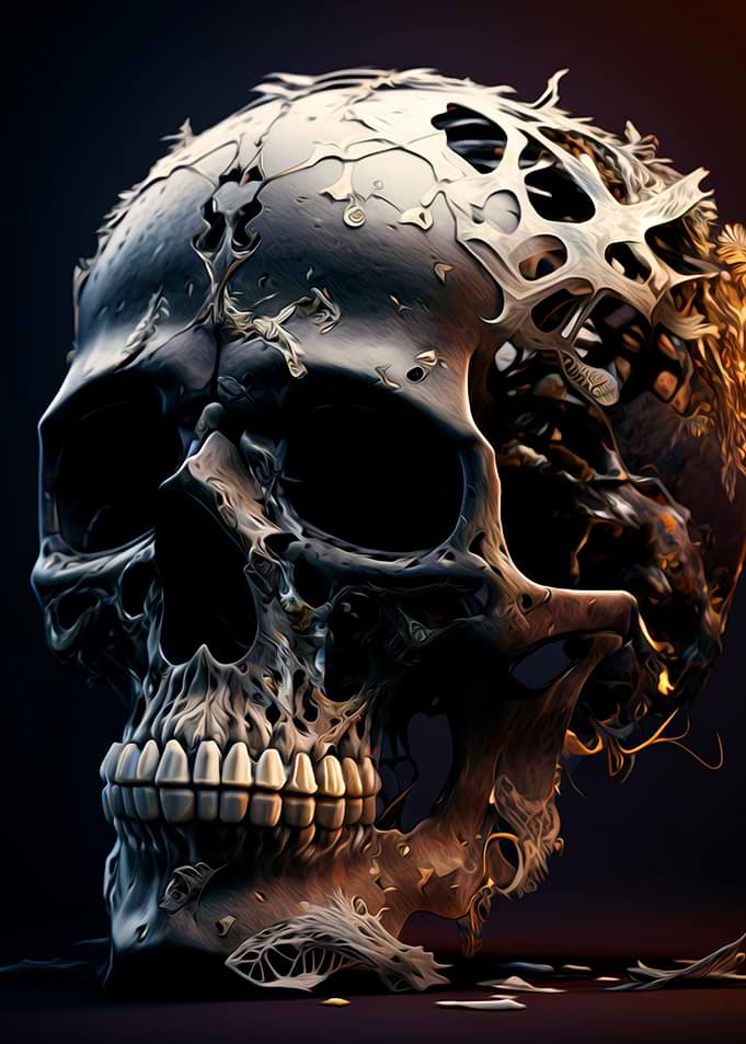 Abstract Skull