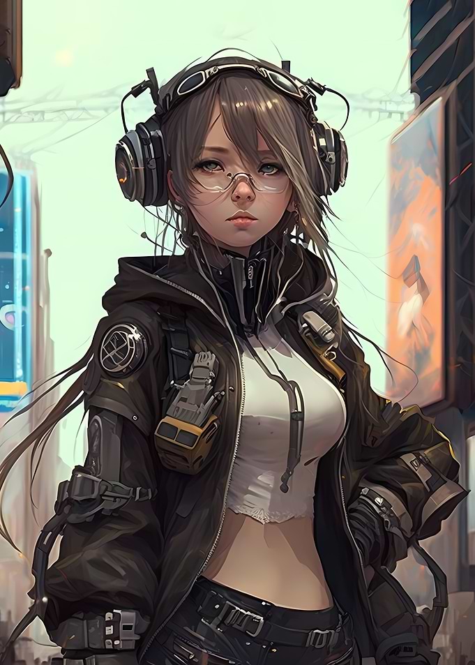 Fantasy Cyberpunk Girl