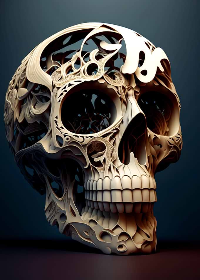 Abstract Skull