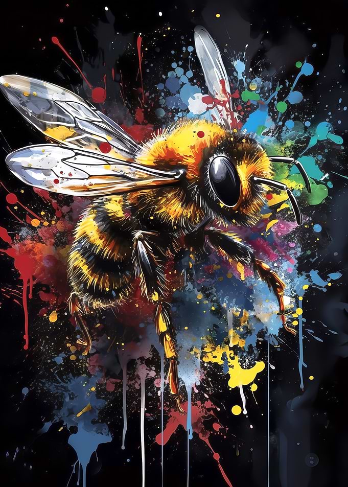 Bee painting