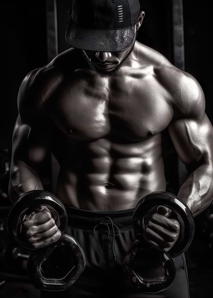 sexy man with sixpack
