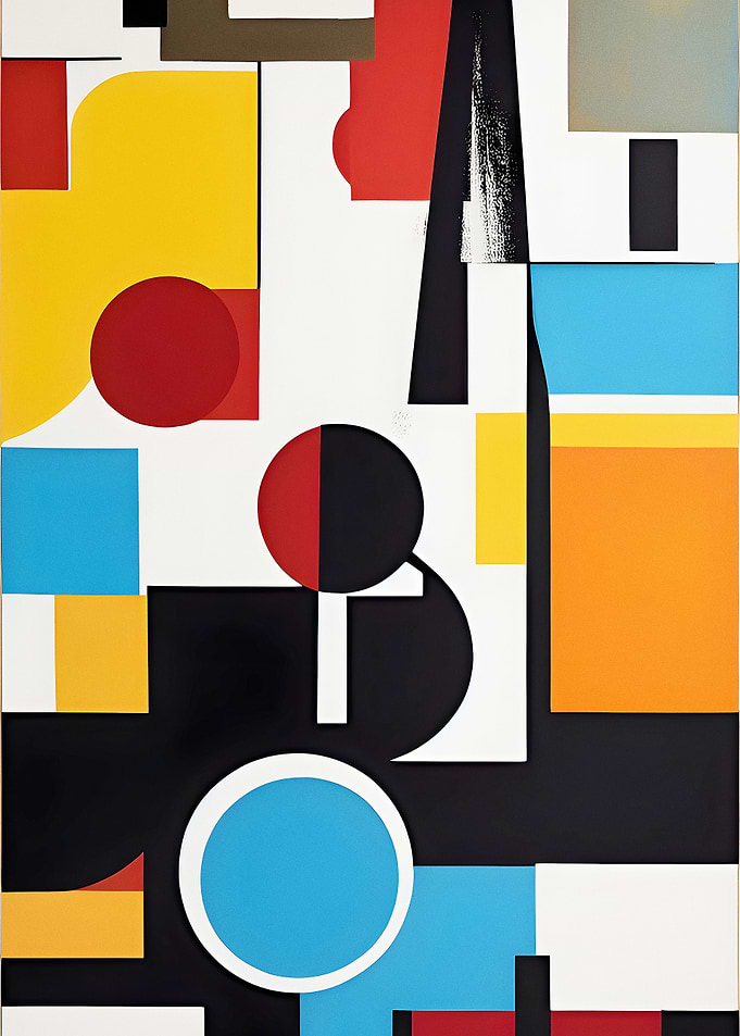 Abstract Bauhaus Shapes