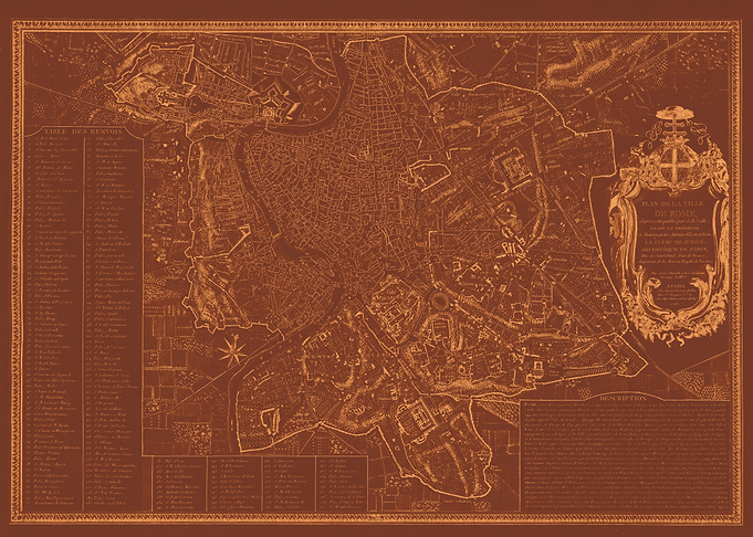 Roman empire vintage map