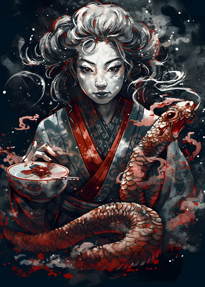 Bloddy Geisha Ghost Ramen