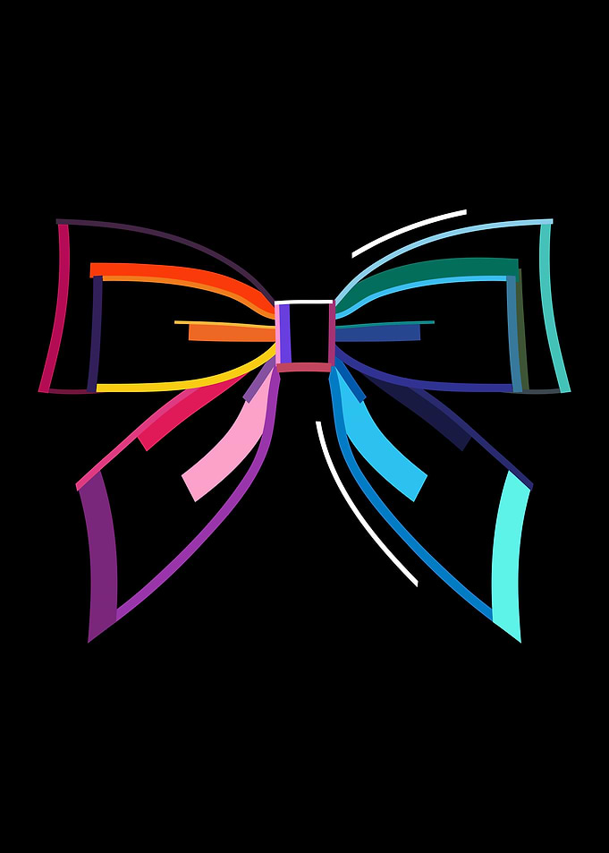 festive gift bow