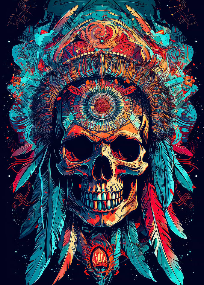 First Nations Skull