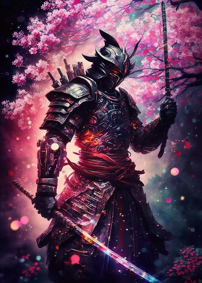 Cherry blossom samurai