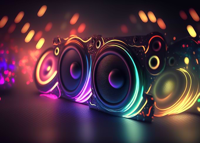 DJ Music Night Neon