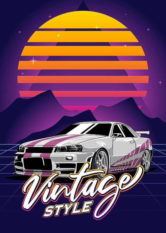 Vintage Skyline R34