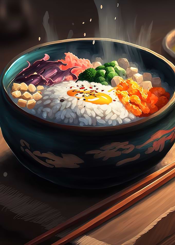 bibimbap korean food