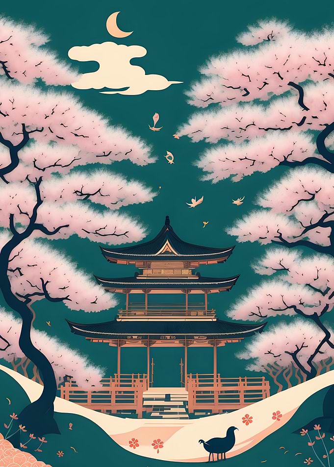 Temple and Blossom