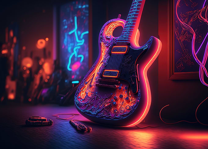 DJ Music Night Neon