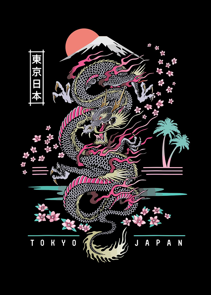 Japanese Tokyo Dragon
