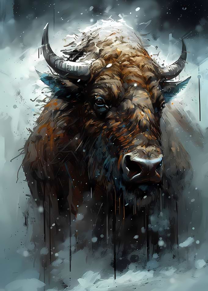 Winter Bison