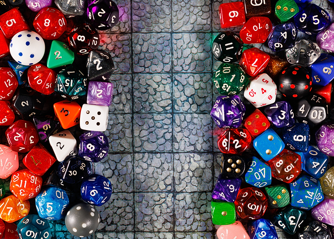 Dice for board game