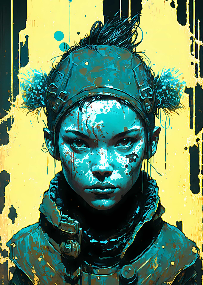 futuristic girl