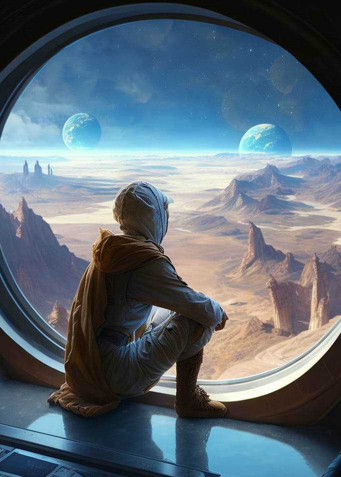 Window in space