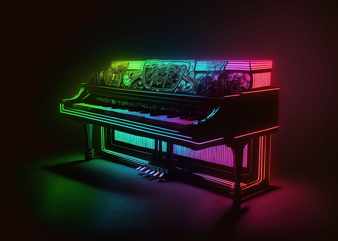 DJ Music Night Neon